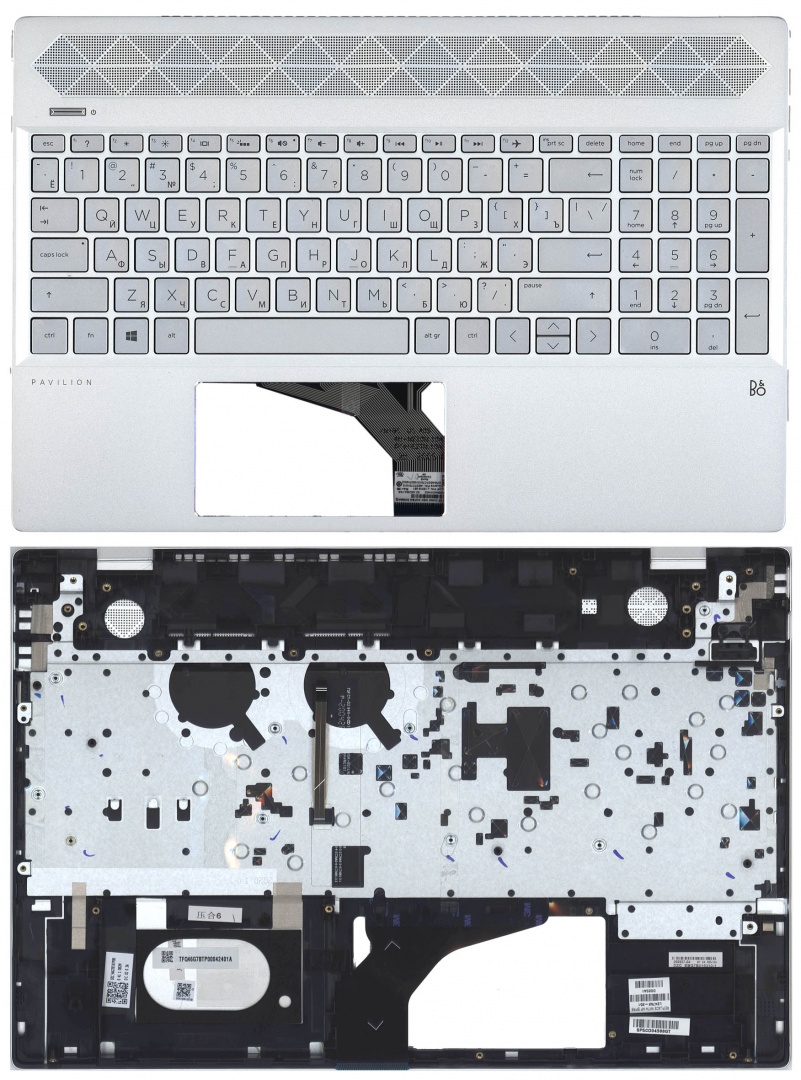 Клавиатура для ноутбука HP 15-CS 15-CW топкейс