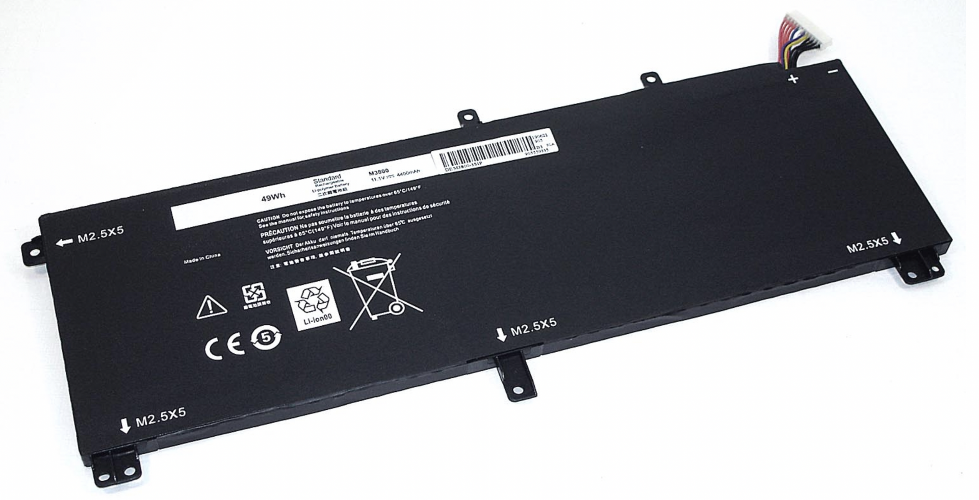 Аккумулятор DELL Precision M3800 11.1V, 5200mAh, OEM