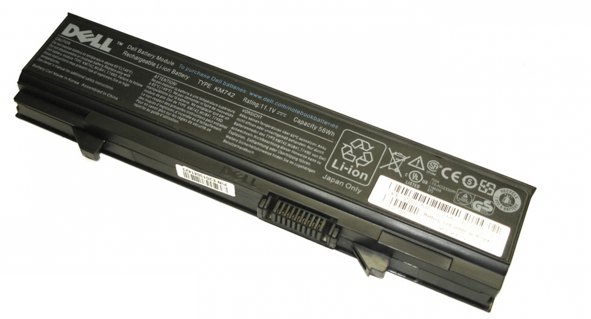 Аккумулятор DELL Latitude E5510 11.1V, 56Wh, Original