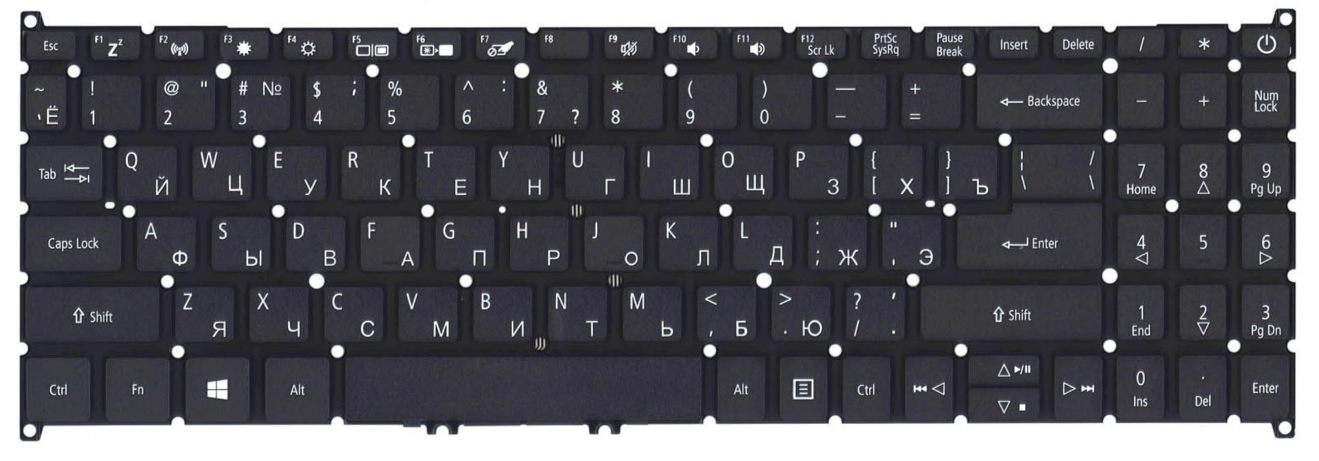 Клавиатура Acer Aspire 3 A315-22 OEM