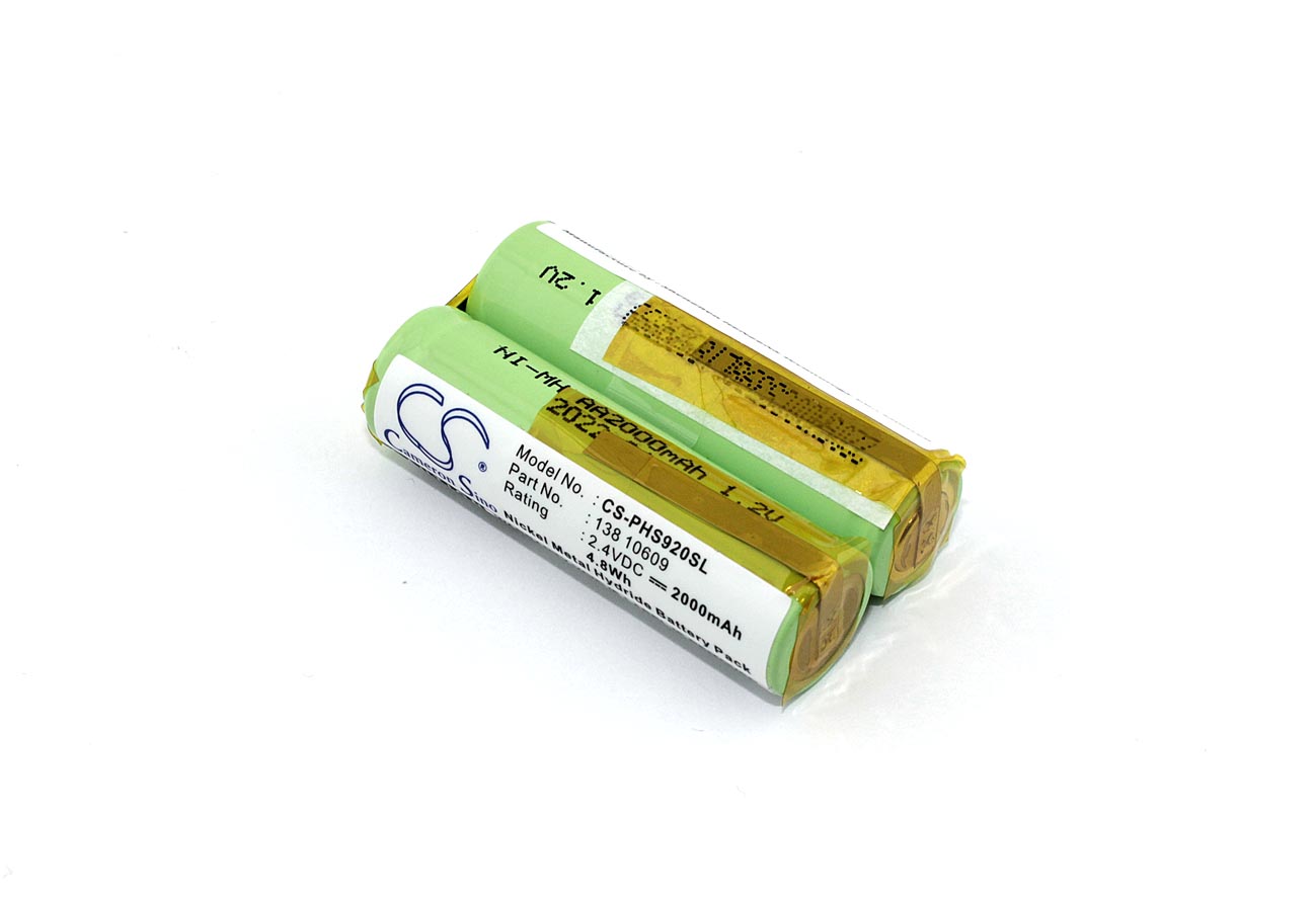 Аккумулятор CS-PHS920SL для электробритвы Philips HQ6828XL 2,4V 2000mAh Ni-MH