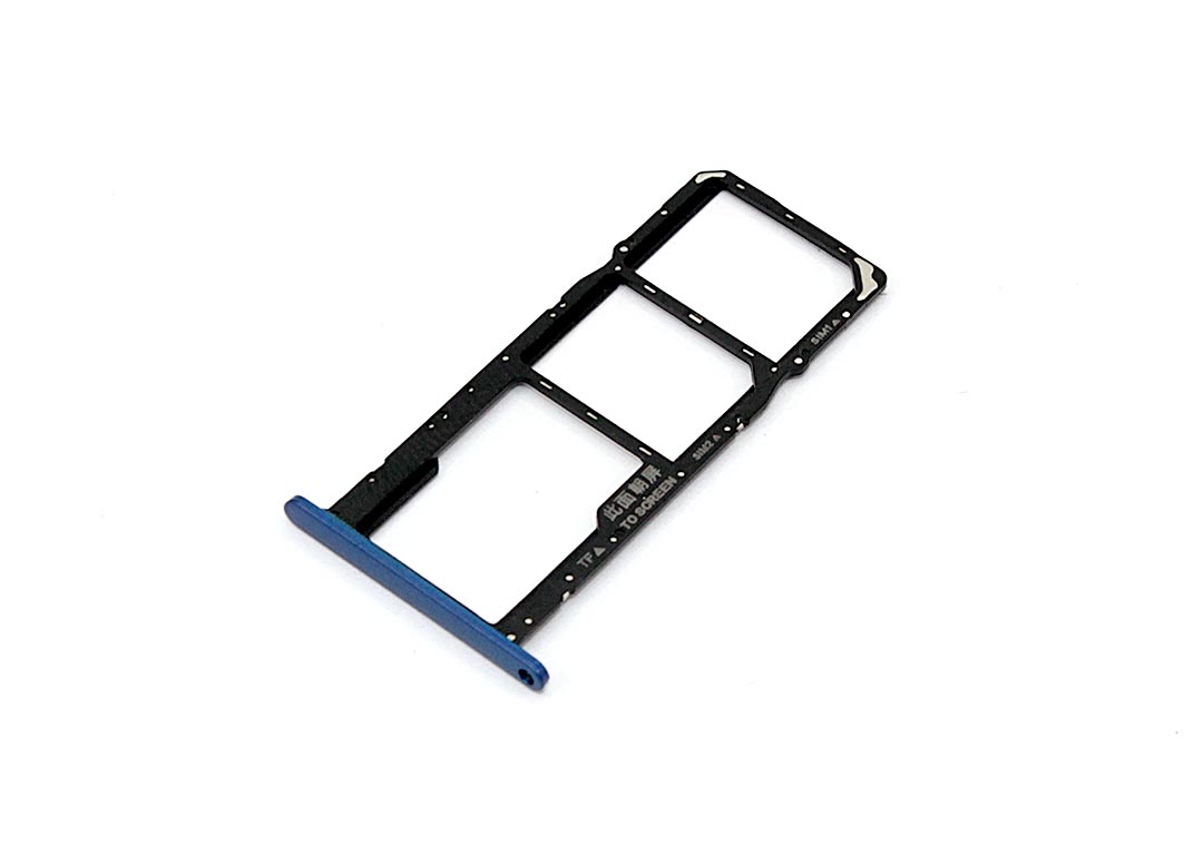 Лоток для SIM-карты Huawei Y5 2019 синий