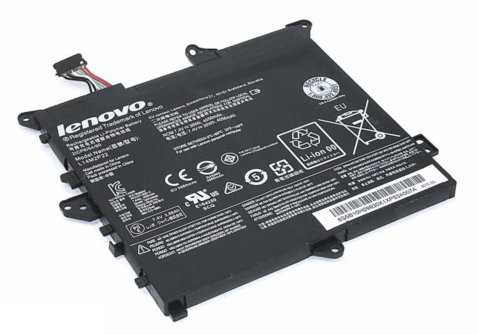Аккумулятор Lenovo Flex 3-1130 7.4V, 30Wh, Original