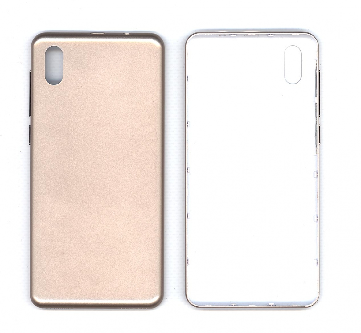 Задняя крышка для Inoi 2 Lite 2019 4G золотая