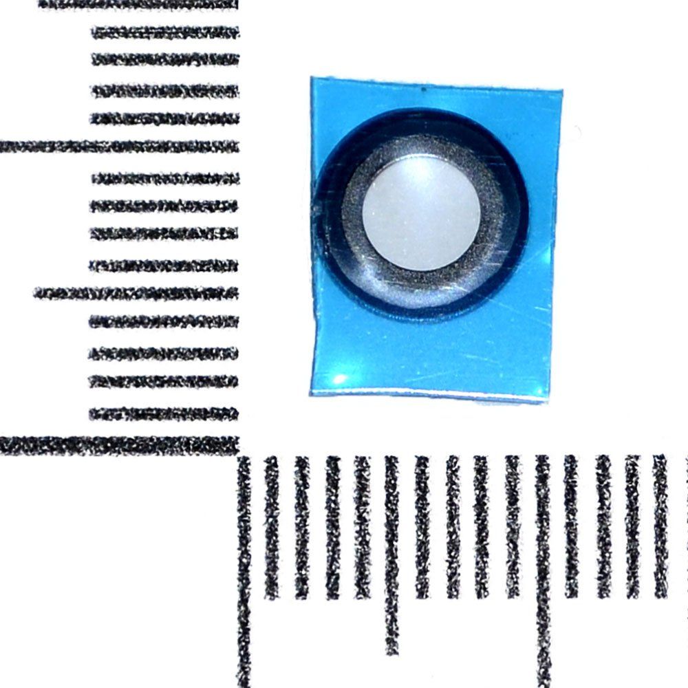 Стекло Xiaomi Redmi Note5A задней камеры с глазком черный orig Factory