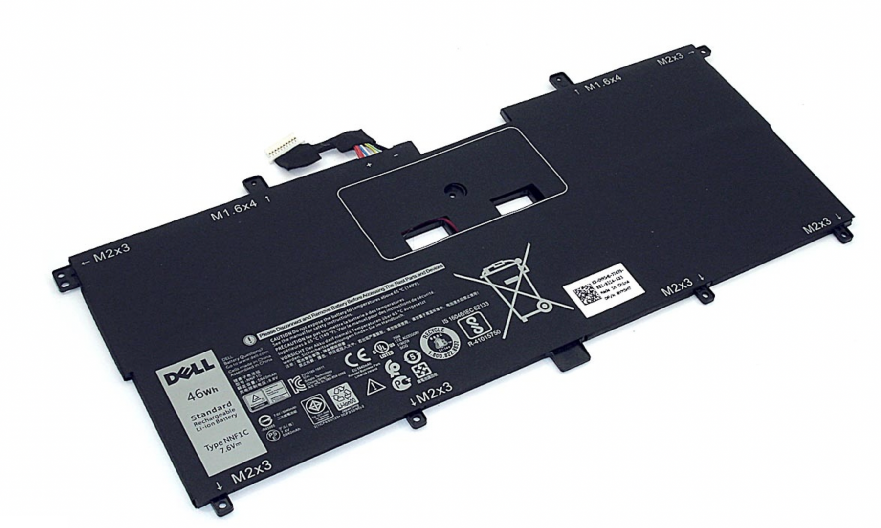 Аккумулятор Dell XPS 13 9365 7.6V, 5940mAh, Original