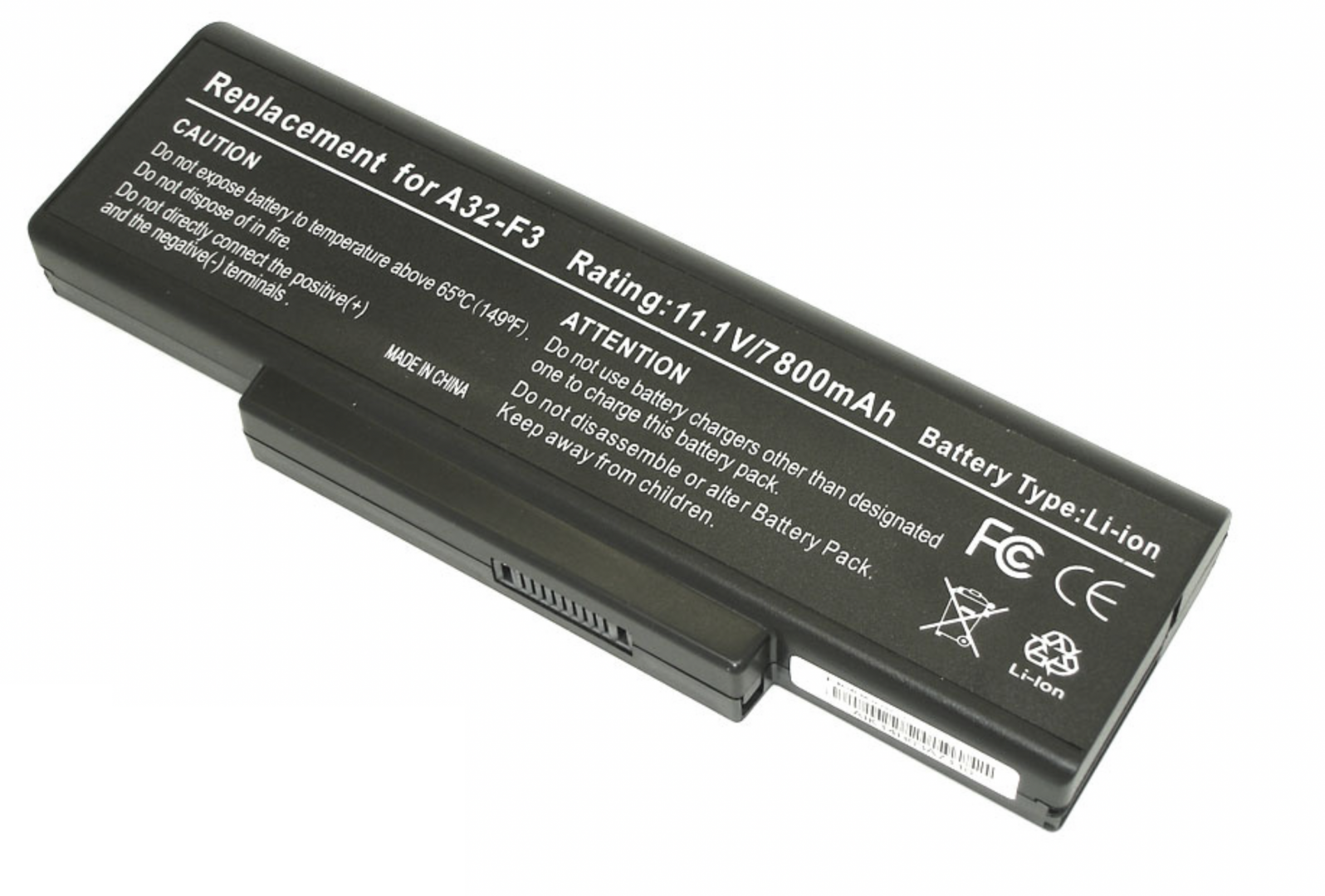 Аккумулятор ASUS A9 11.1V, 7800mAh, OEM