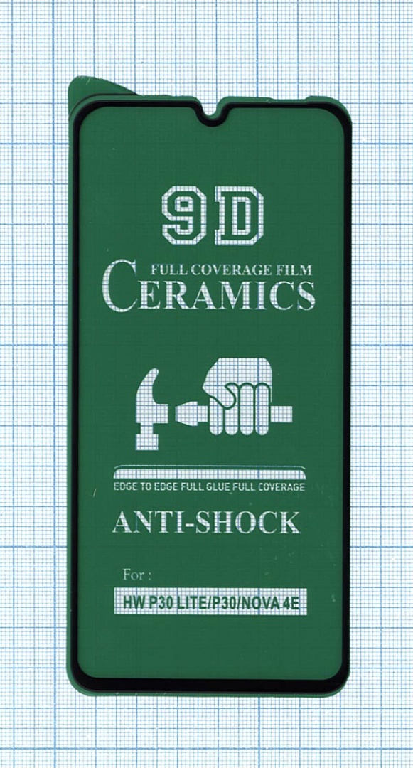 Керамическая пленка (стекло) для Huawei P30 lite New Edition черная