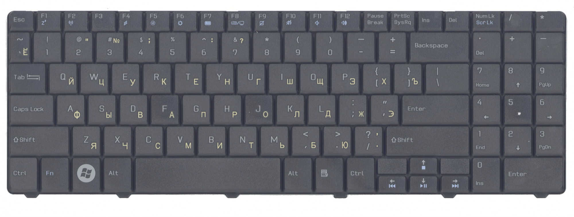 Клавиатура MSI CX640 OEM