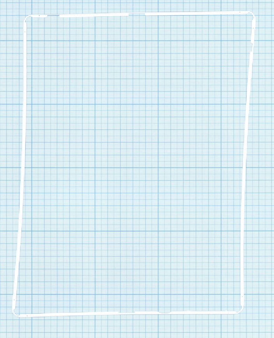 Рамка тачскрина для Apple iPad 3 белая