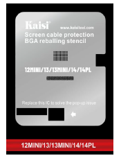 Набор трафаретов Kaisi для iPhone 12 mini/13/13mini/14/14 Plus