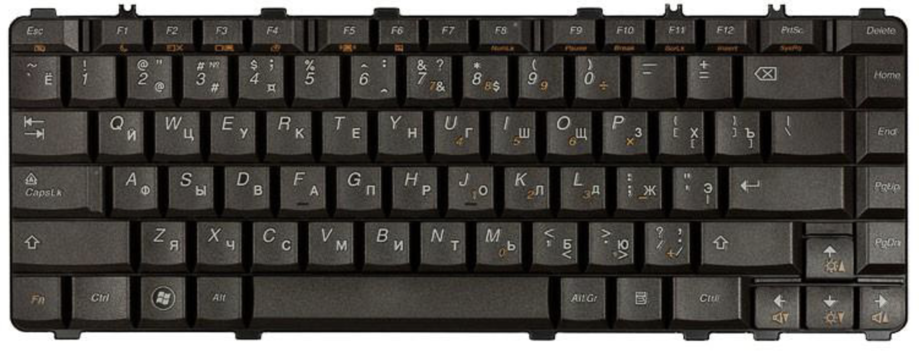 Клавиатура Lenovo IdeaPad Y550 OEM