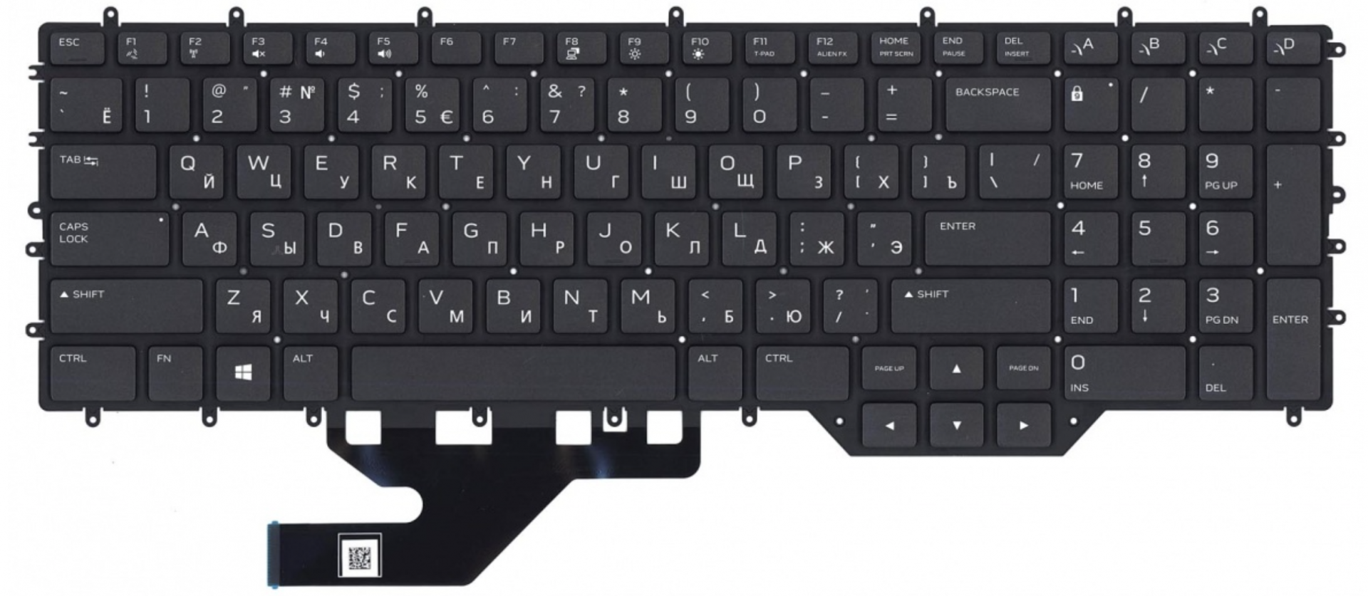 Клавиатура Dell Alienware Area M17 R2 OEM