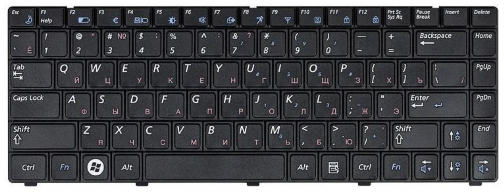 Клавиатура Samsung R480 OEM