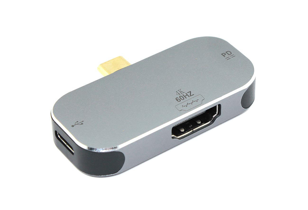 Адаптер Type C на HDMI + Type C + PD