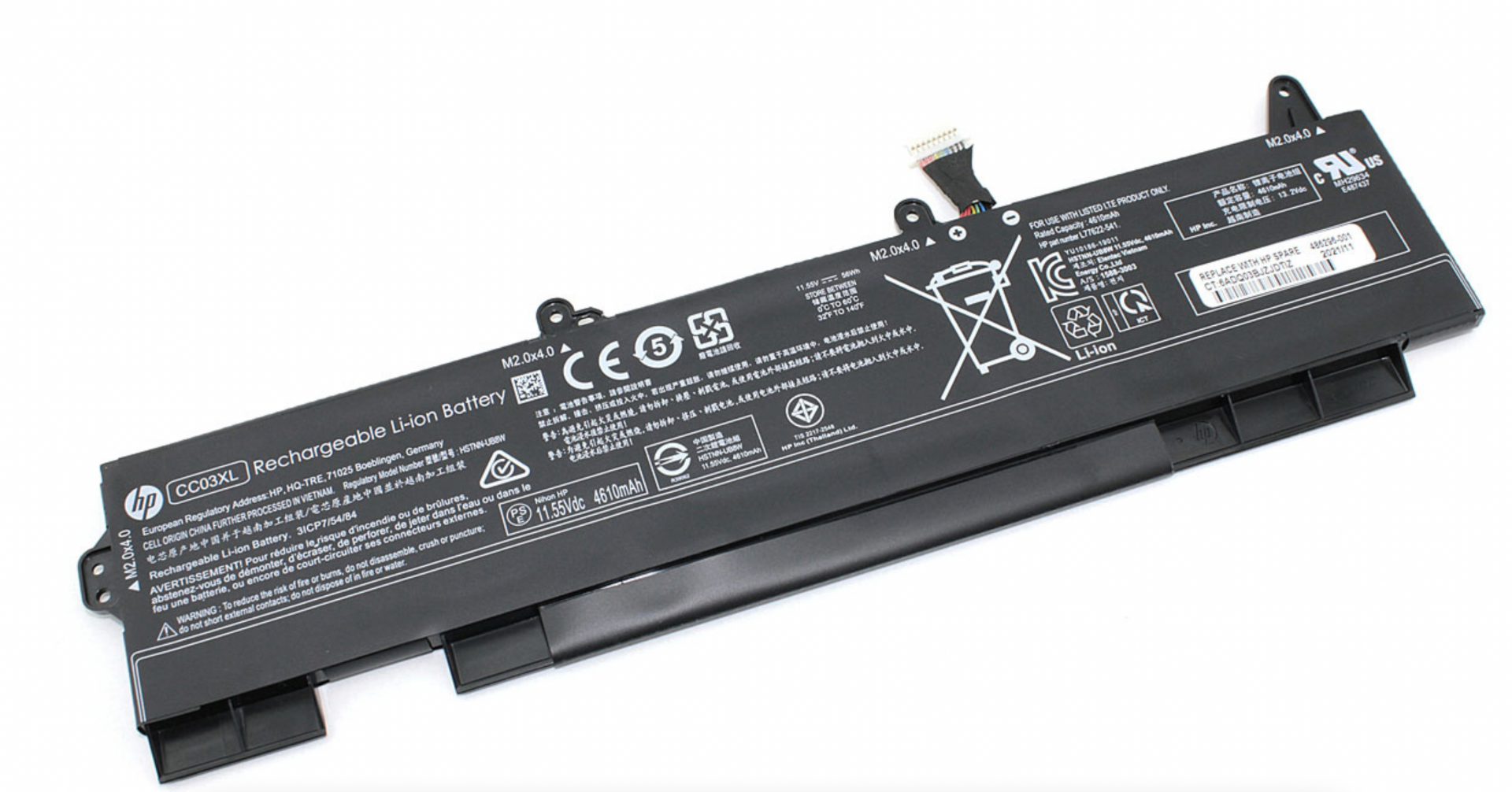 Аккумулятор Hp ZBook Firefly 15 G7 11.55V, 4610mAh, Original