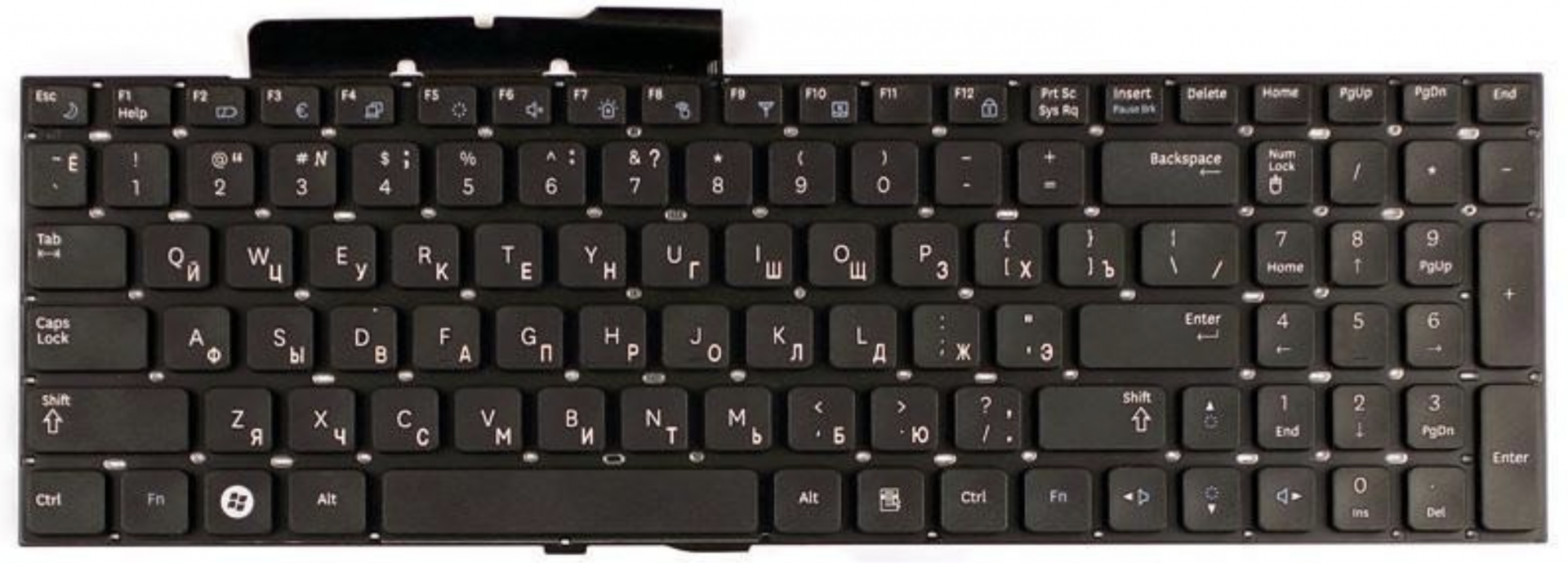 Клавиатура Samsung RF511-S03 черная OEM