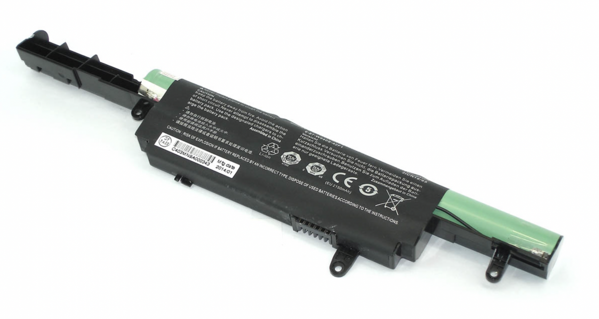 Аккумулятор DNS Clevo W940 11.1V, 24Wh, Original