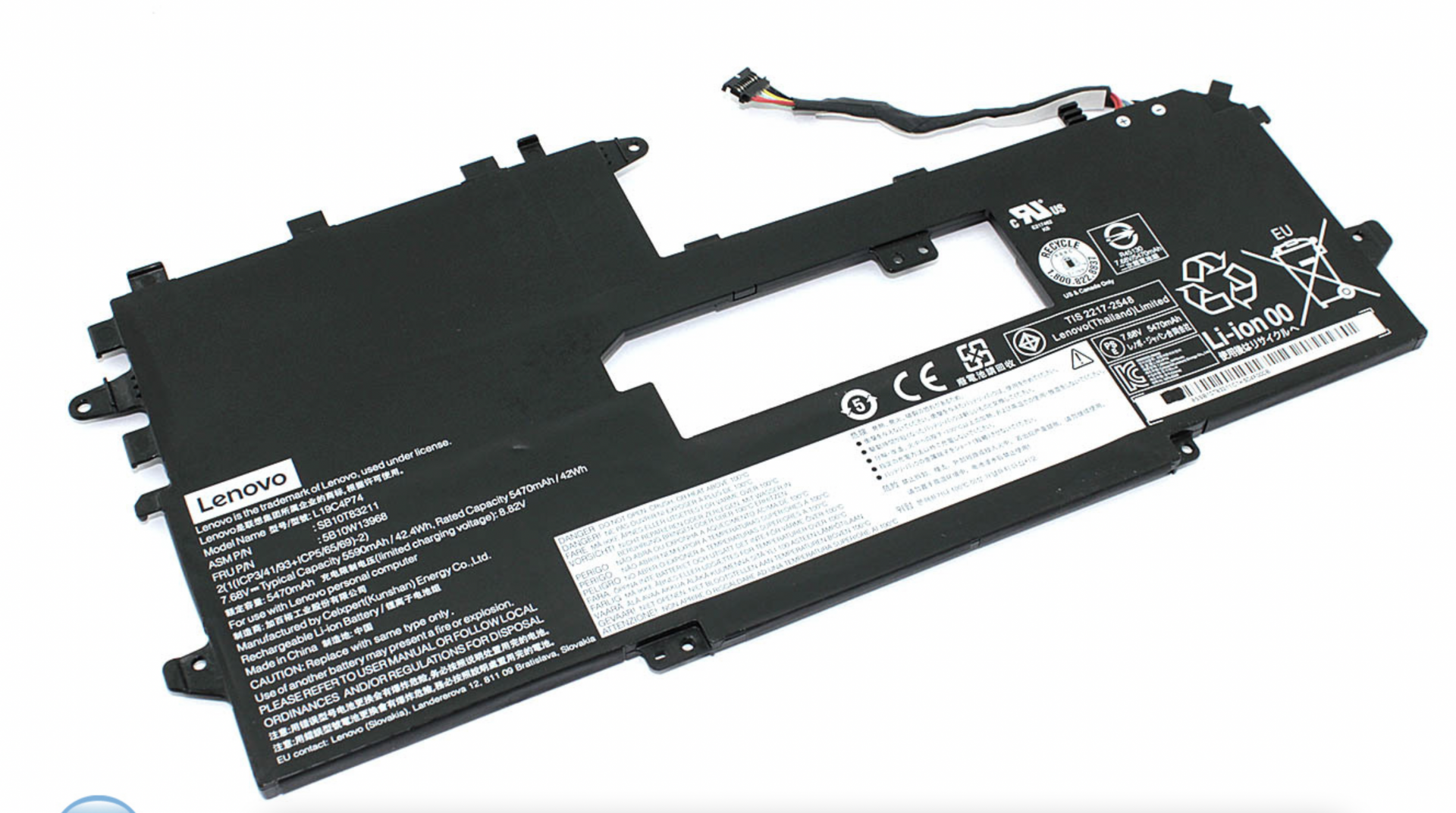 Аккумулятор Lenovo ThinkPad X1 Titanium 7.72V, 5770mAh, Original