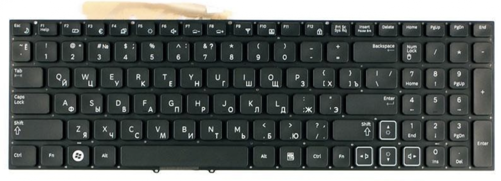 Клавиатура Samsung RF712 с подсветкой, OEM