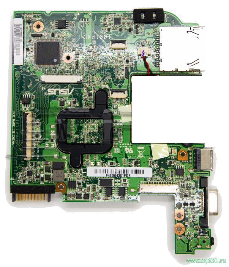Материнская плата Asus 1005PXD, 1001PXD + проц Intel Atom N450
