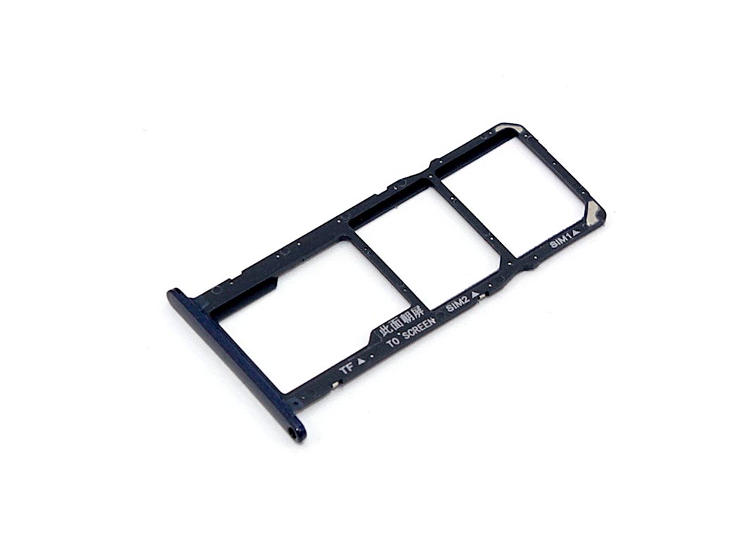 Лоток для SIM-карты Huawei Y5 Prime 2018 синий