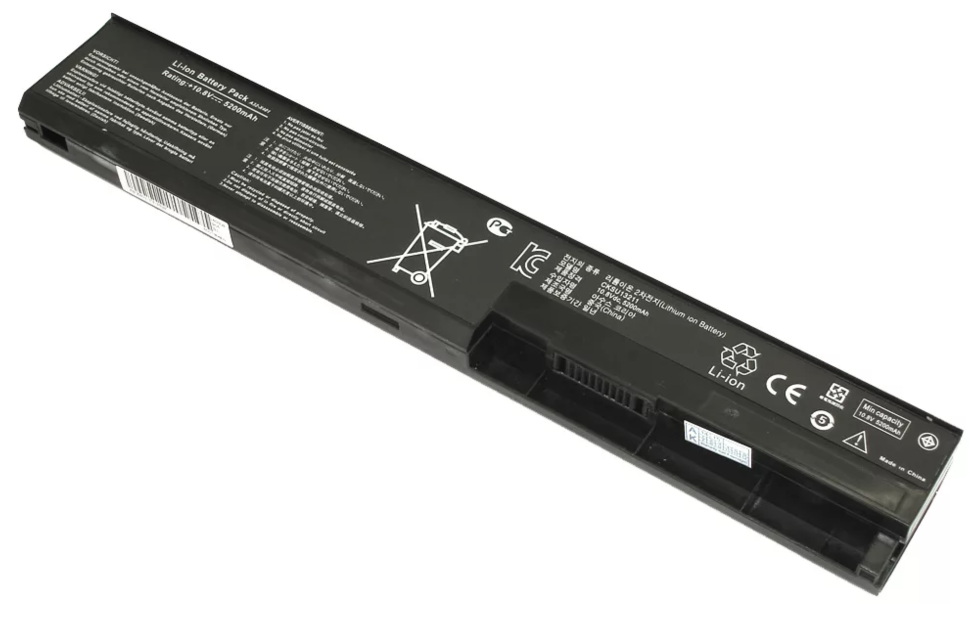 Аккумулятор Asus F501A 10.8V, 5200mAh, OEM
