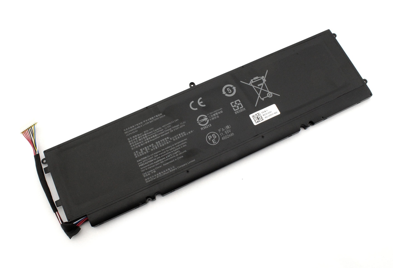 Аккумуляторная батарея для ноутбука Razer Blade 13 (RC30-0281) 11.55V 4602mAh