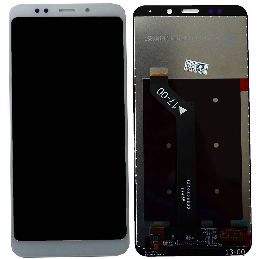 Дисплей Xiaomi Redmi 5 Plus + тачскрин белый (матрица orig)