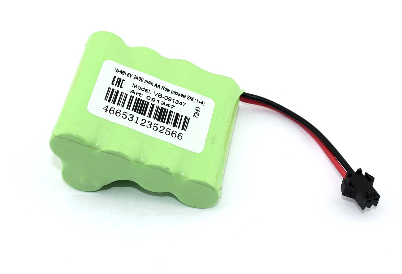 Аккумулятор Ni-MH 3.6V 2400mAh AA Row разъем KET-2P
