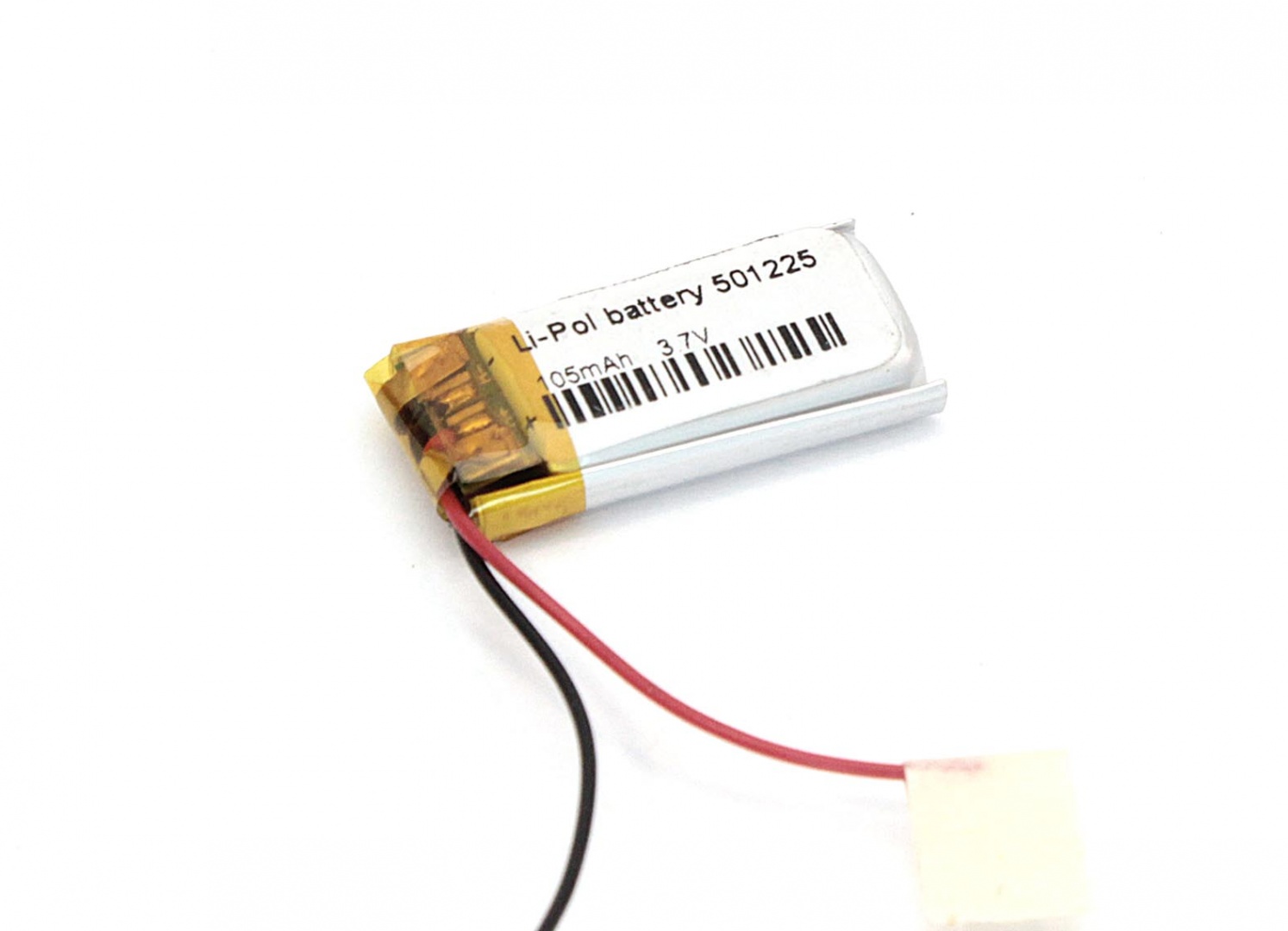 Аккумулятор Li-Pol (батарея) 5*12*25мм 2pin 3.7V/105mAh