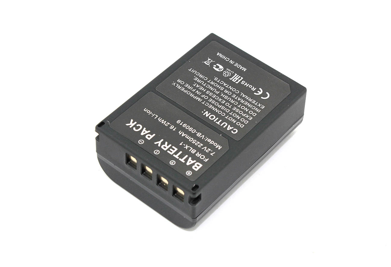 Аккумуляторная батарея для фотоаппарата Olympus OM SYSTEM OM-1 (BLX-1) 7.2V 2250mAh