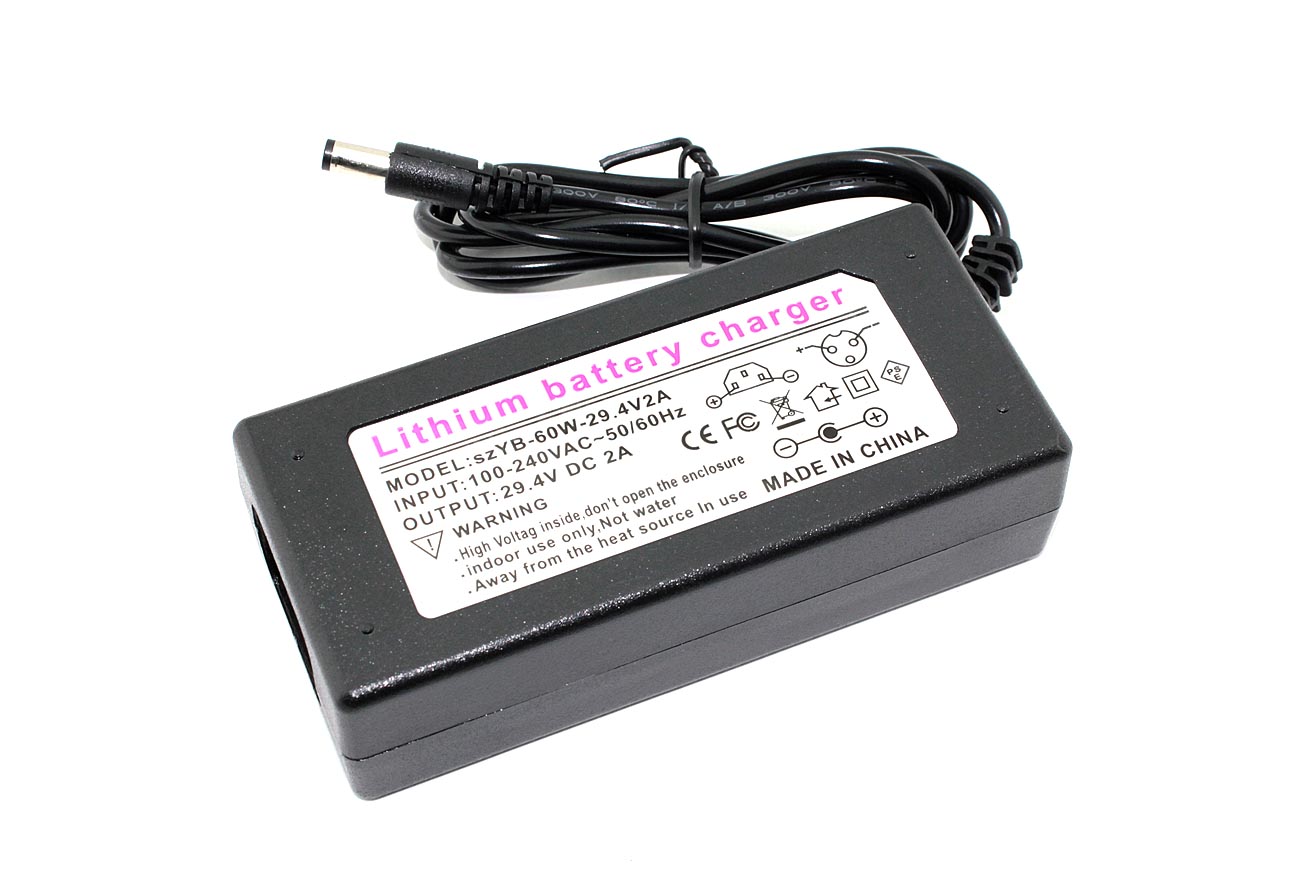 Блок питания (сетевой адаптер) для электроскутера 29,4V 2А (5,5x2,1) 60W YYHQQBAD