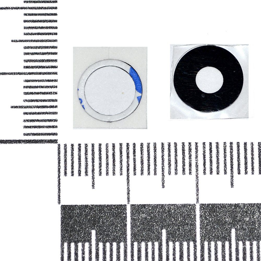 Стекло Xiaomi Redmi5/Redmi5 Plus задней камеры с глазком черный