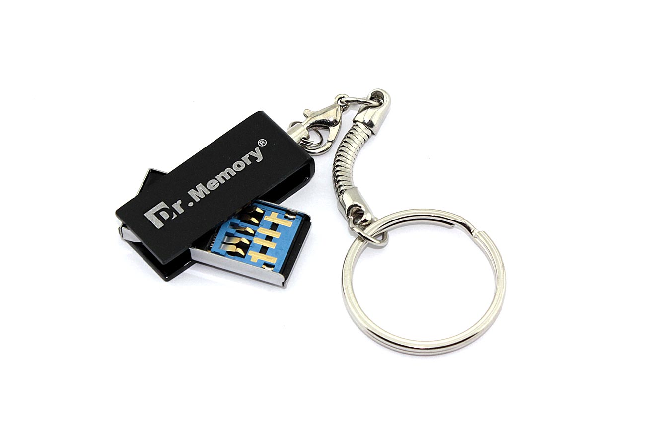 Флешка USB Dr. Memory 005 32Гб, USB 3.0, серебристый