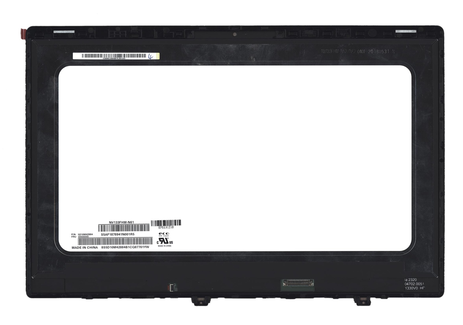 Модуль (матрица + стекло) для Xiaomi Mi Air 13.3 с рамкой (глянцевая)