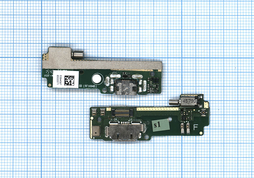 Шлейф разъема питания с микрофоном для Sony Xperia XA F3112