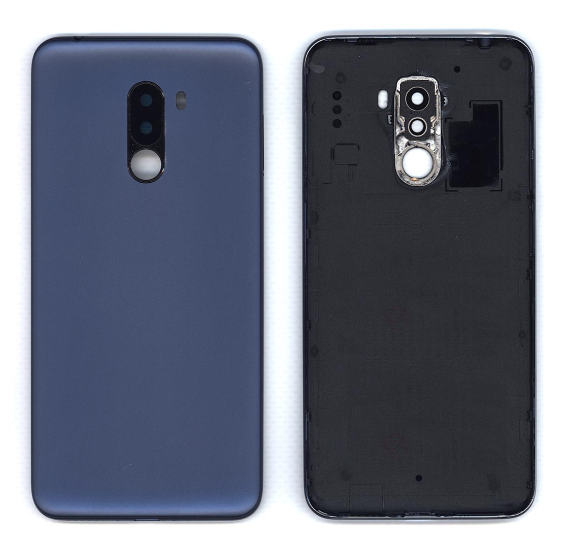 Задняя крышка для Xiaomi Pocophone F1 синяя