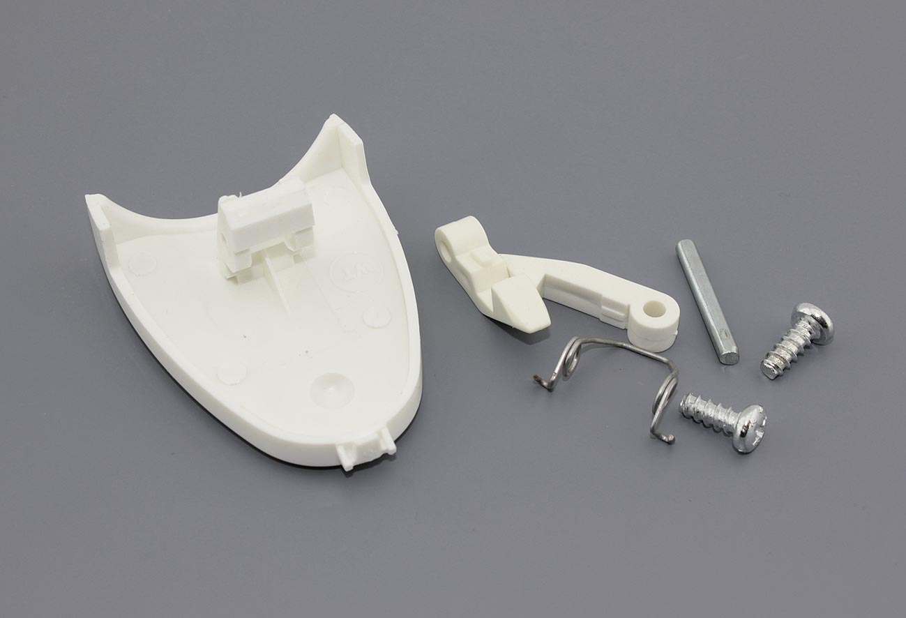 Ручка люка для стиральной машины Candy, Hoover, Zerowatt белая 90473547