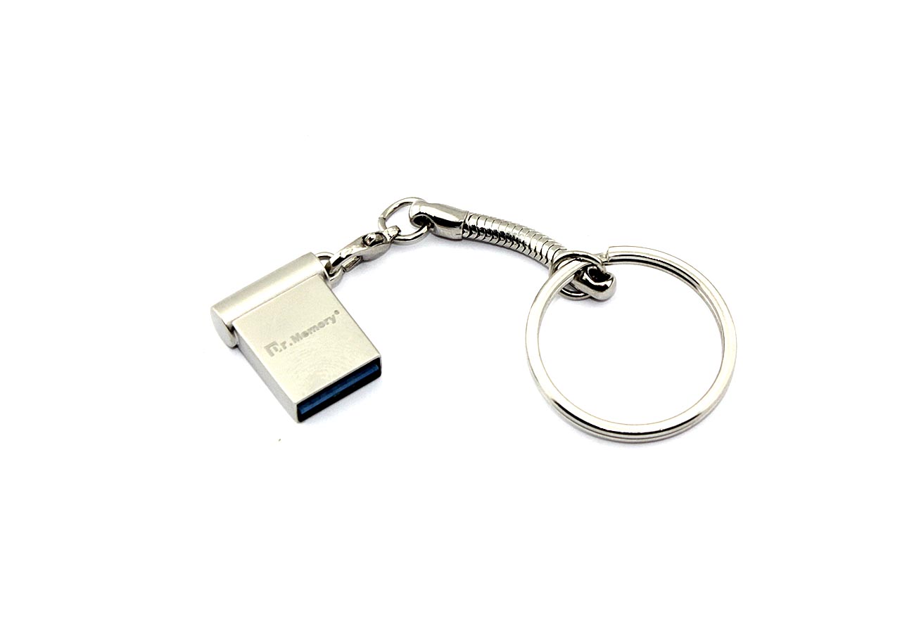 Флешка USB Dr. Memory mini 32Гб, USB 3.0, серебристый