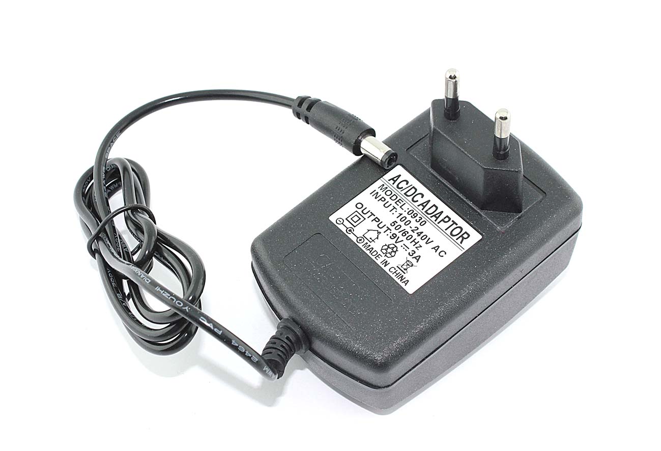 Блок питания (сетевой адаптер) 9V 3A 5.5x2.5