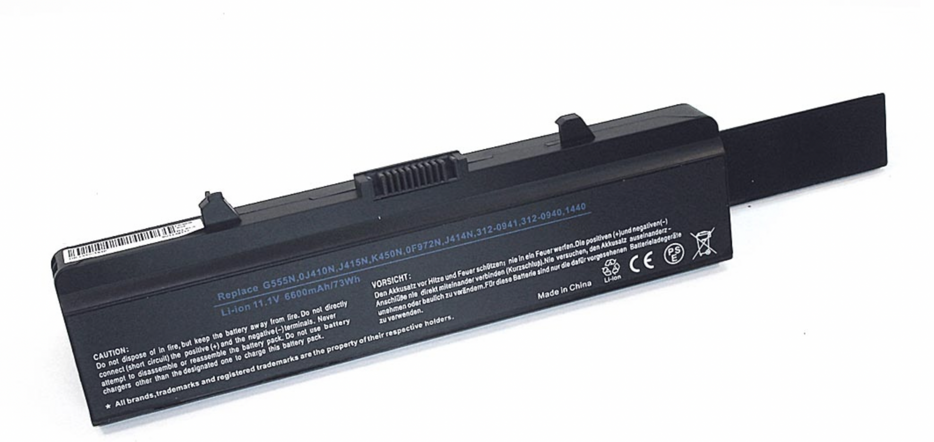 Аккумулятор Dell Inspiron 1440 11.1V, 6600mAh, OEM