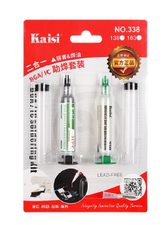 Набор для пайки Kaisi флюс 338°С паста 217°С