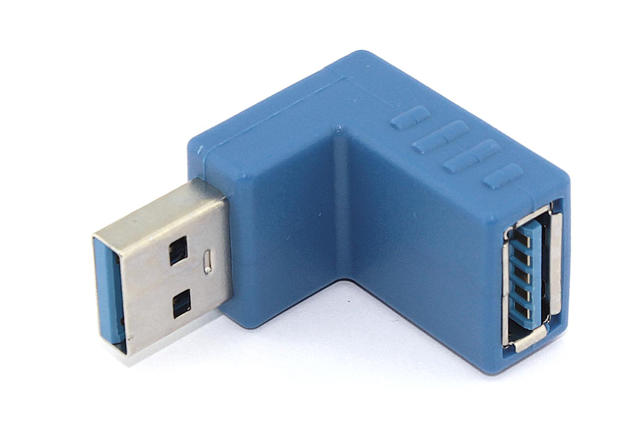 Угловой удлинитель USB Type A с поворотом наверх