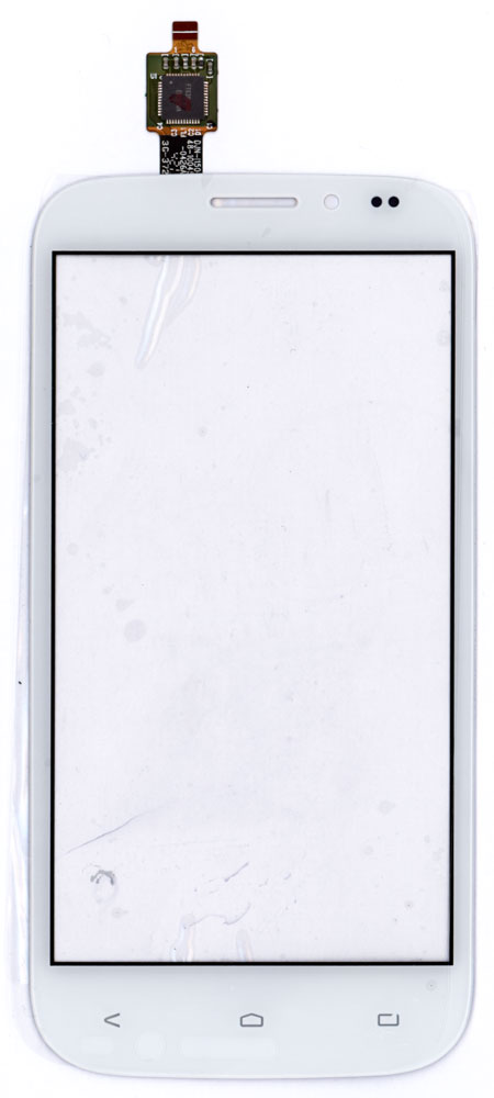 Сенсорное стекло (тачскрин) для Fly IQ4404 Spark белое