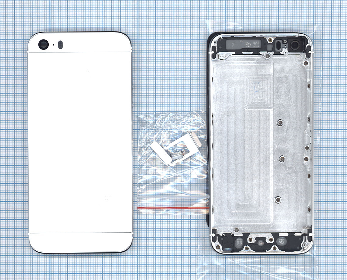 Задняя крышка для iPhone 5S белая