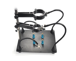 Лупа с держателем платы для пайки  и магнитным блоком Kaisi TE-808A