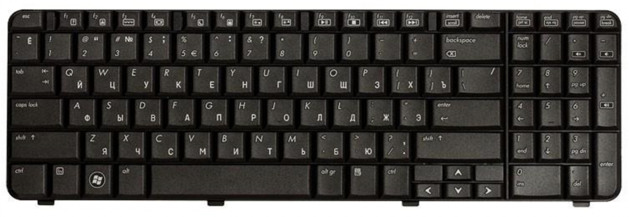 Клавиатура HP Compaq Presario CQ61-323ER OEM