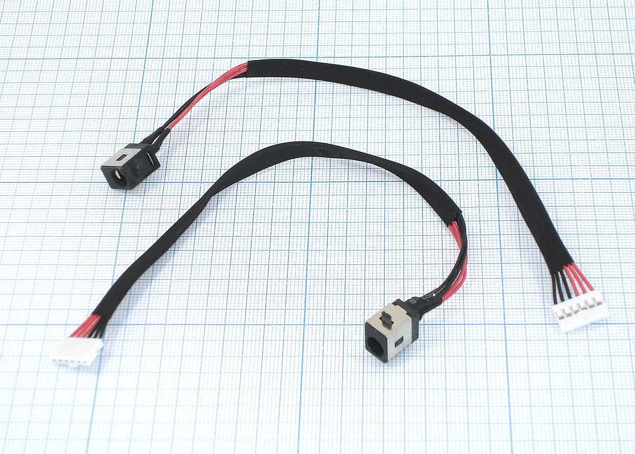 Разъем для ноутбука Asus X550 X550C X550CA X550CC c кабелем