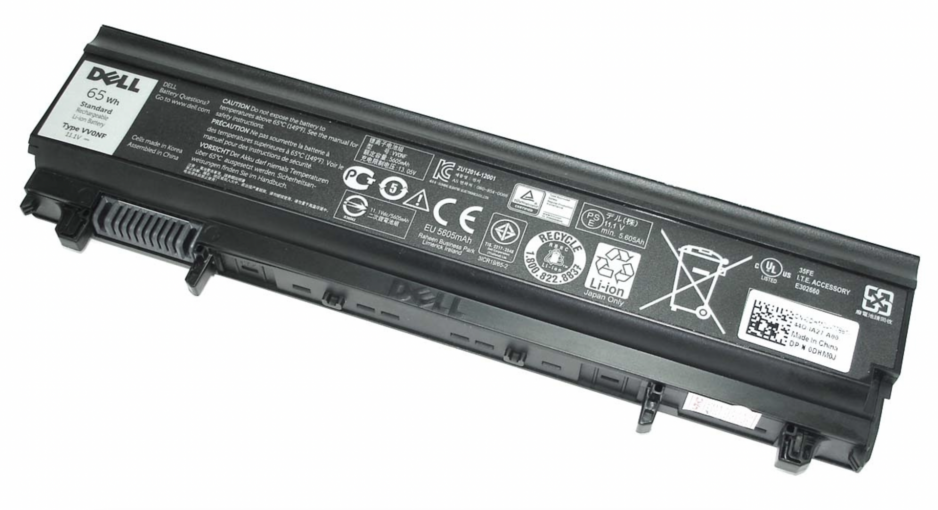 Аккумулятор DELL Latitude E5440 11.1V, 65Wh, Original